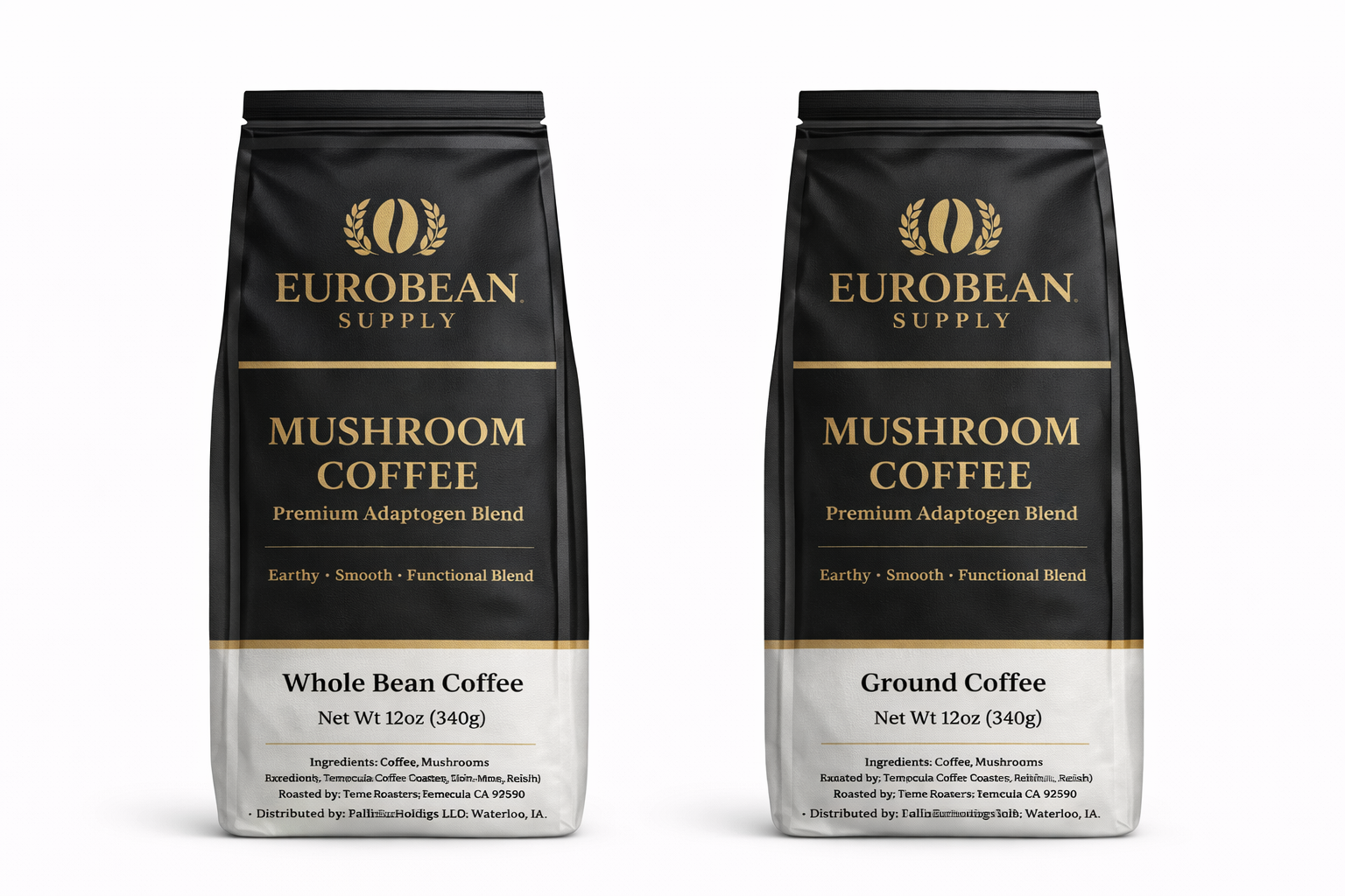 Coffee with Mushrooms Dark Roast